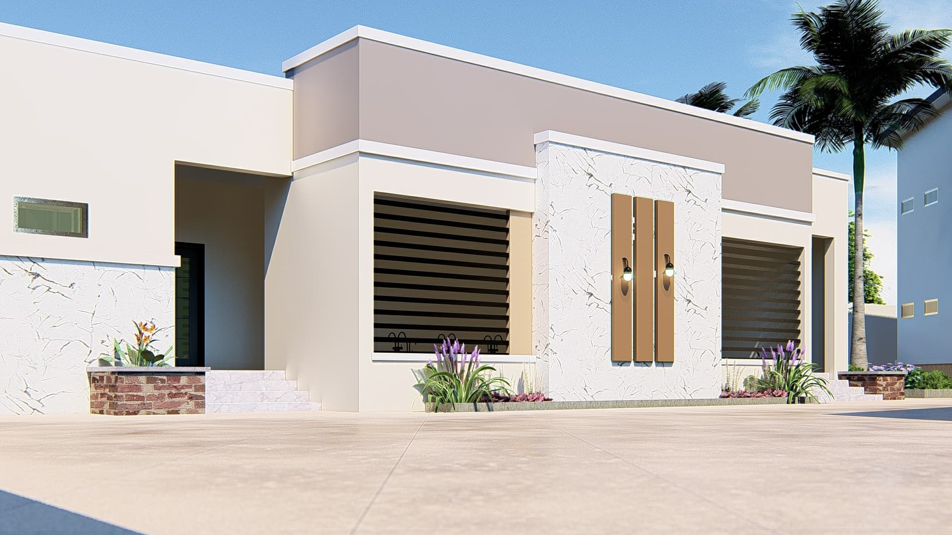 3D View — Ablution / Toilets